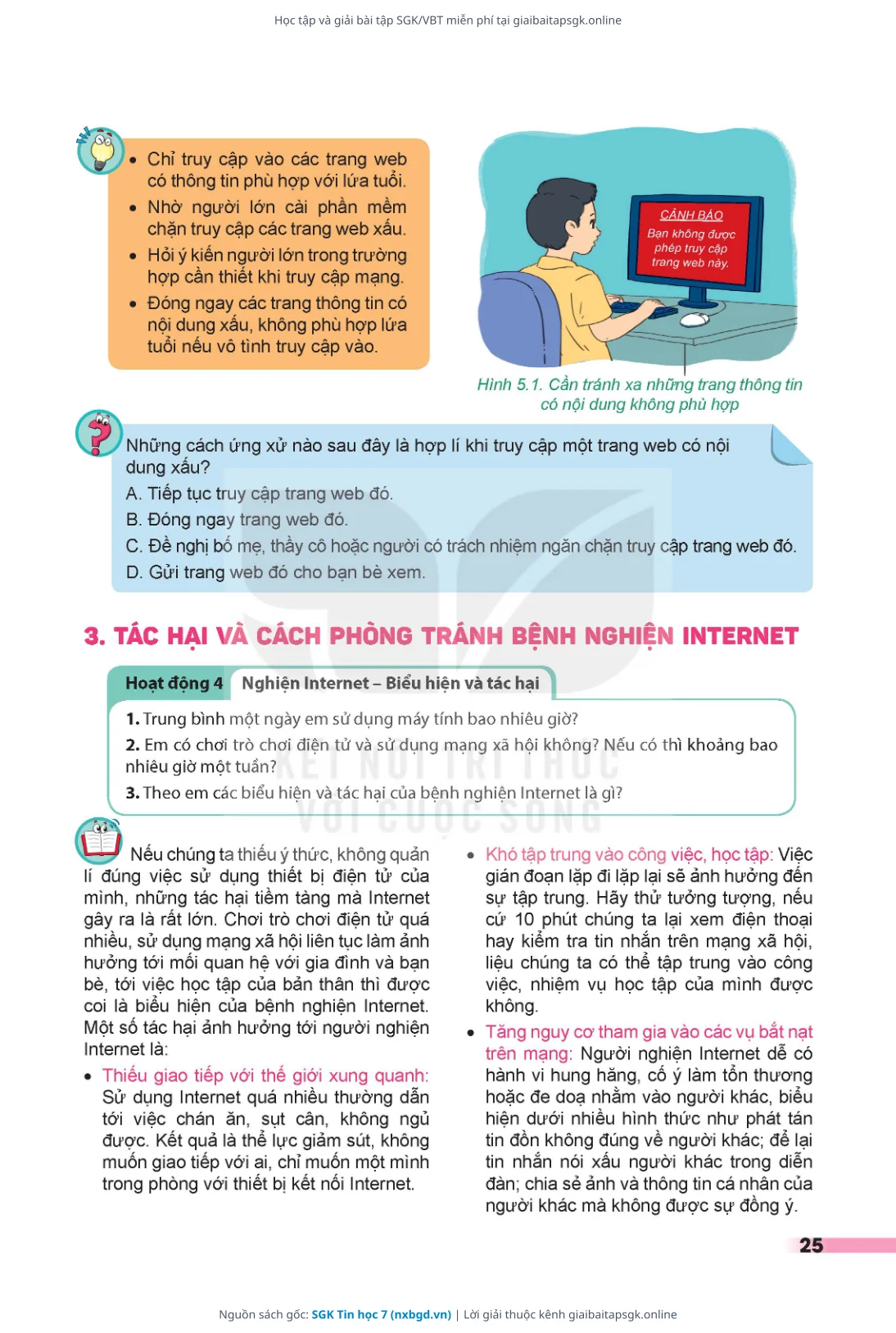 Trang 26 sách giáo khoa SGK Tin học 7 thu nhỏ