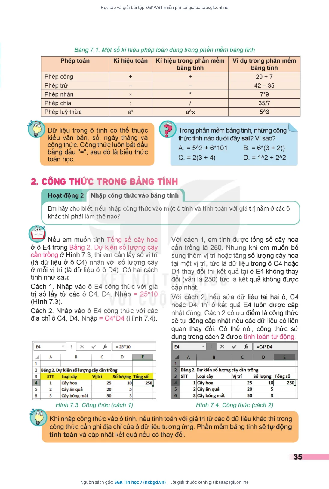 Trang 36 sách giáo khoa SGK Tin học 7 thu nhỏ