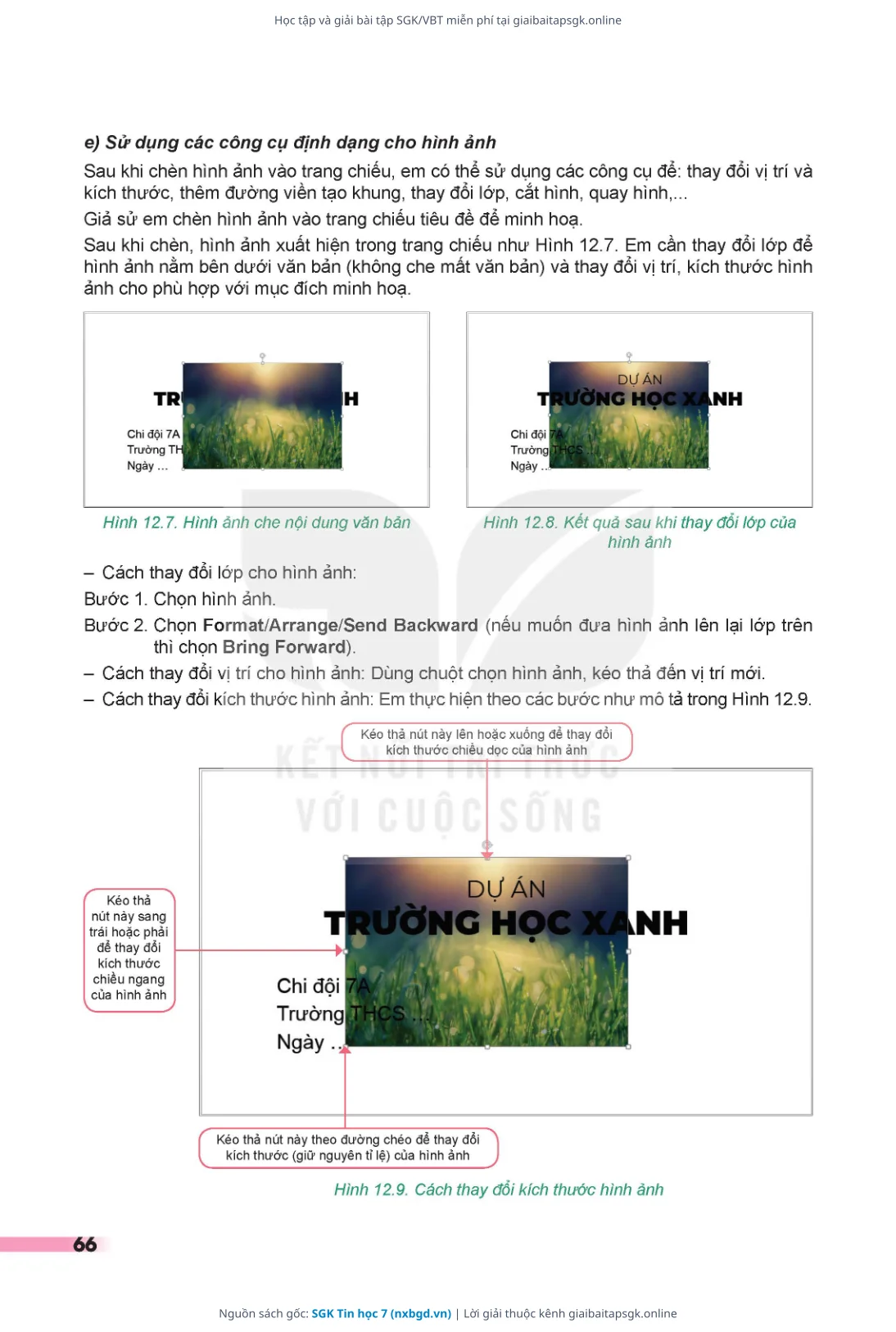 Trang 67 sách giáo khoa SGK Tin học 7 thu nhỏ