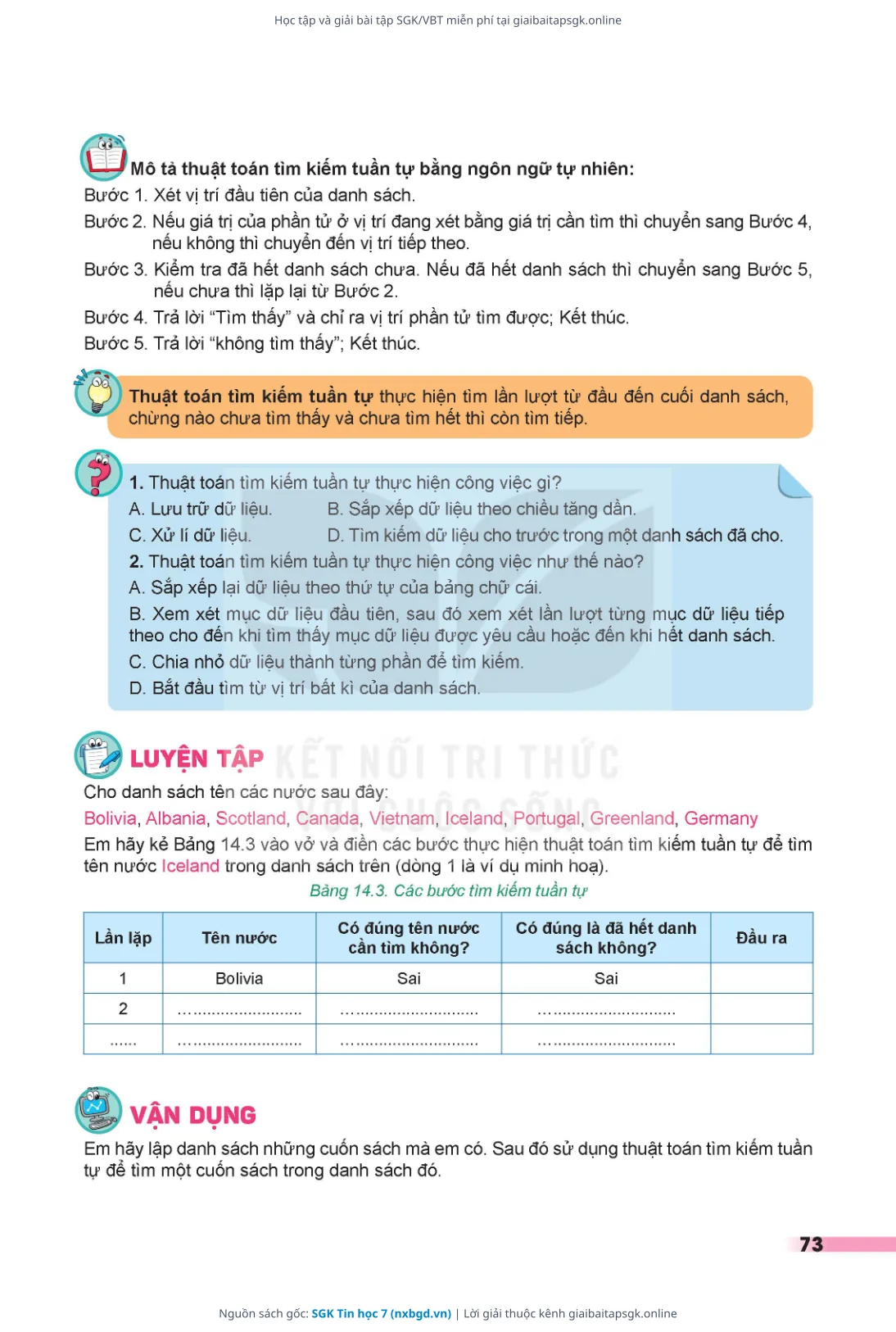 Trang 74 sách giáo khoa SGK Tin học 7 thu nhỏ