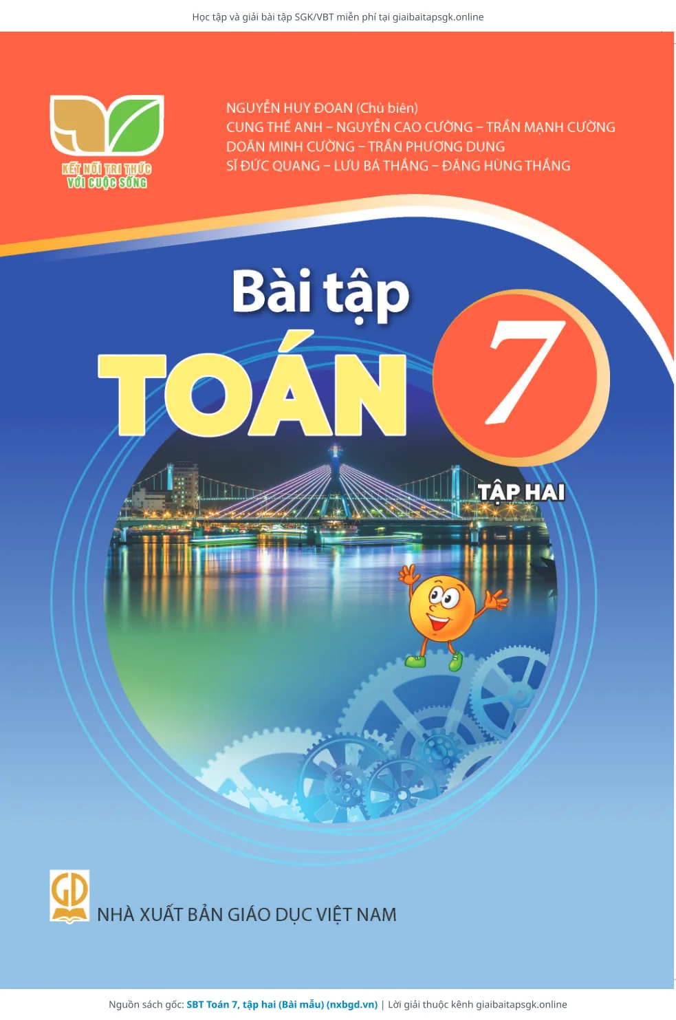 Trang 1 sách giáo khoa SBT Toán 7, tập hai (Bài mẫu) bản chuẩn