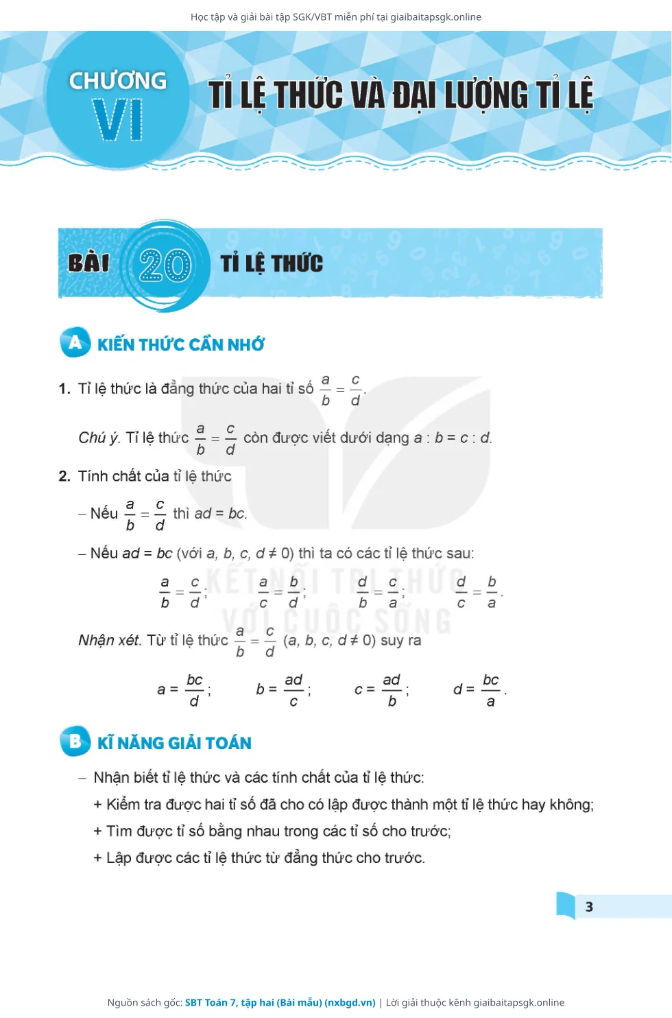 Trang 4 sách giáo khoa SBT Toán 7, tập hai (Bài mẫu) thu nhỏ