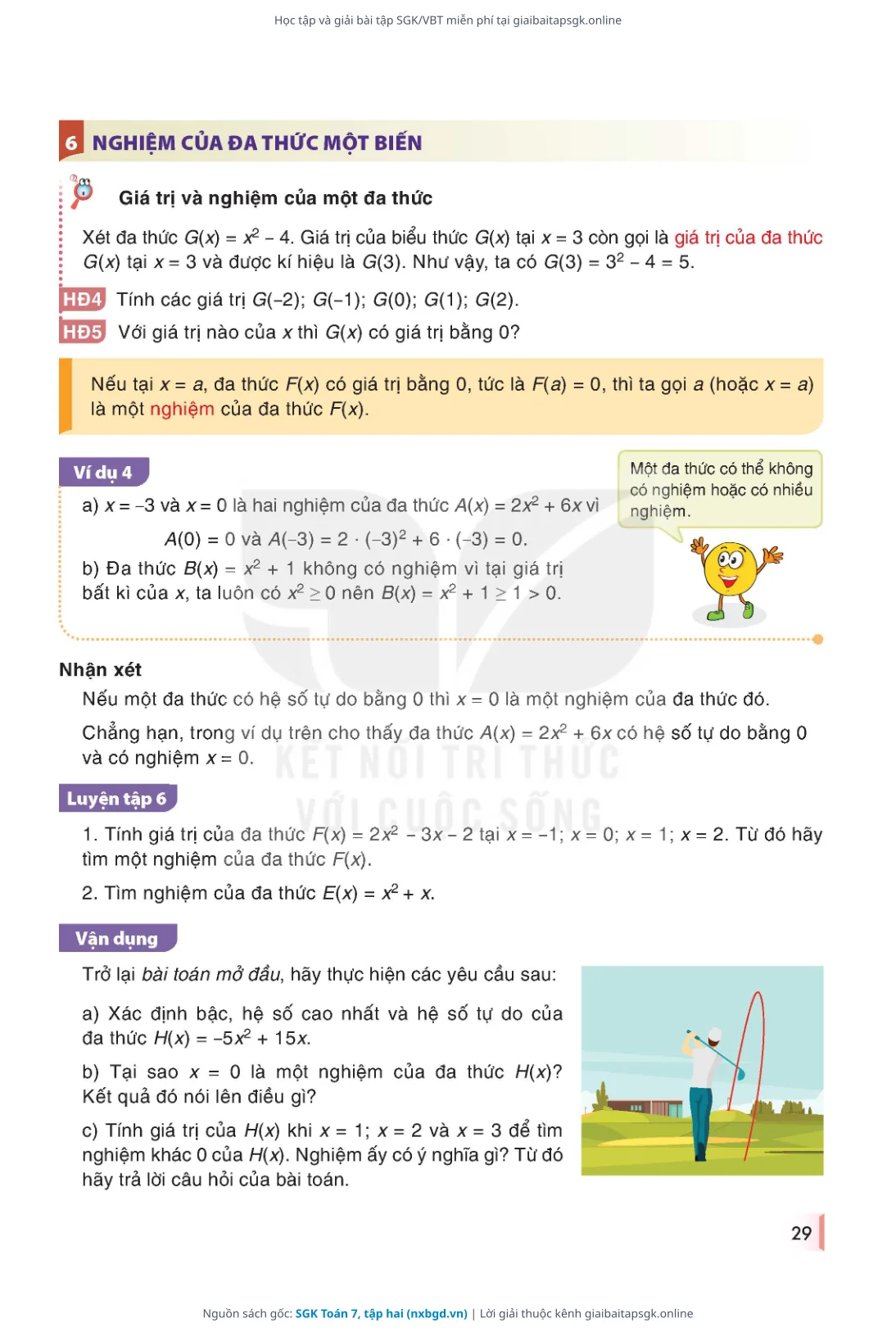 Trang 30 sách giáo khoa SGK Toán 7, tập hai thu nhỏ