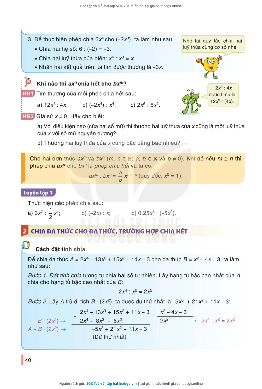 Trang 41 sách giáo khoa SGK Toán 7, tập hai thu nhỏ