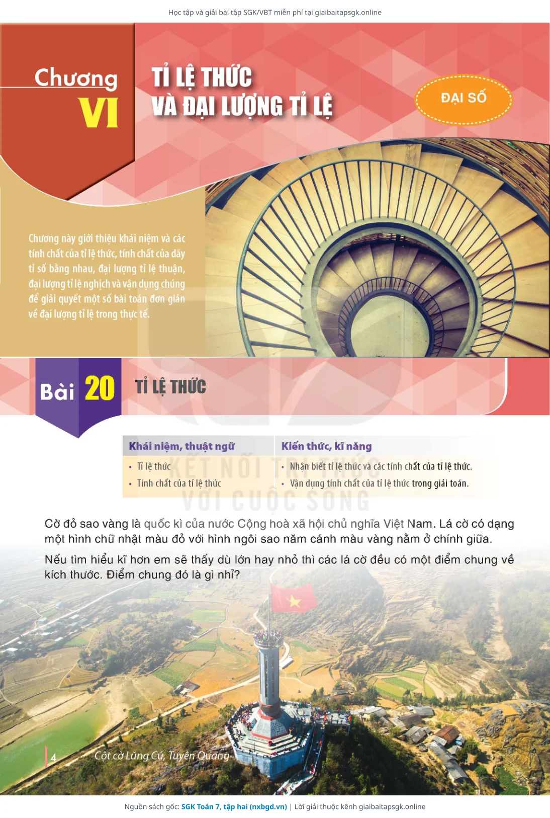 Trang 5 sách giáo khoa SGK Toán 7, tập hai thu nhỏ