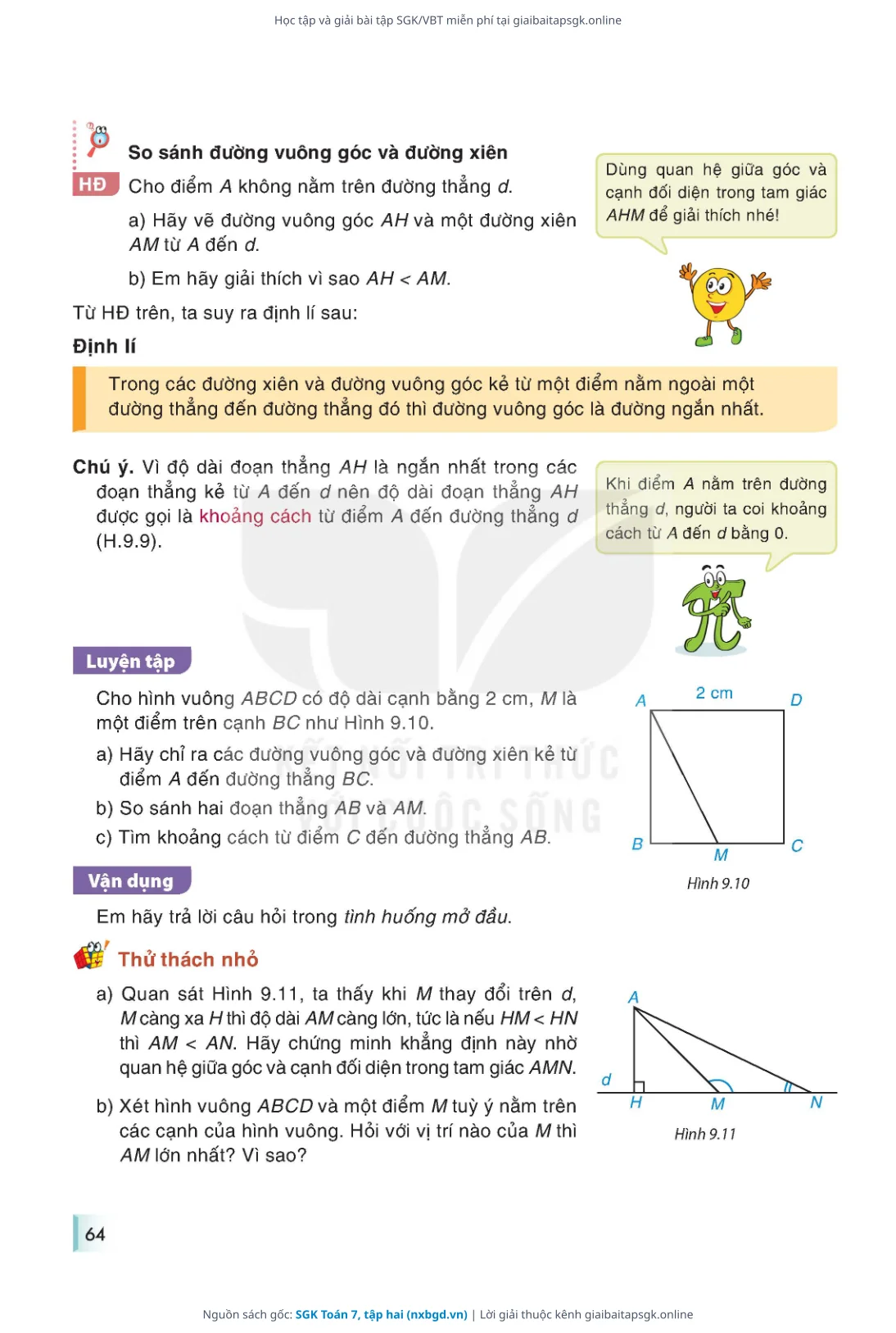 Trang 65 sách giáo khoa SGK Toán 7, tập hai bản chuẩn
