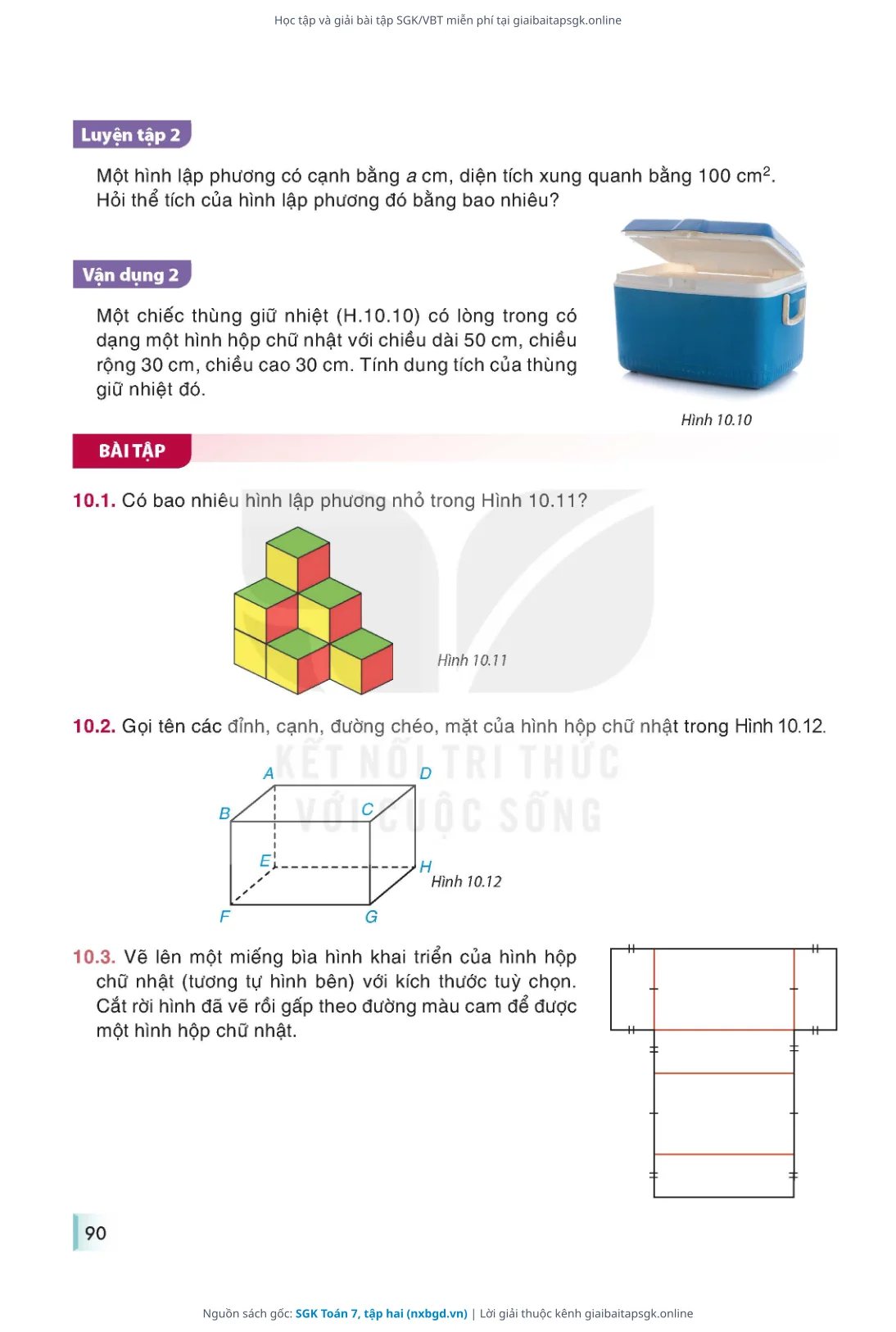 Trang 91 sách giáo khoa SGK Toán 7, tập hai bản chuẩn