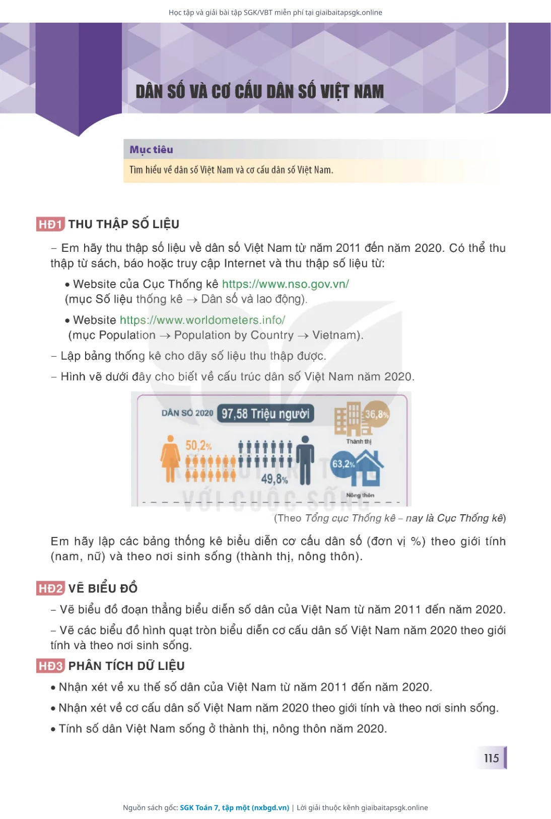 Trang 116 sách giáo khoa SGK Toán 7, tập một thu nhỏ