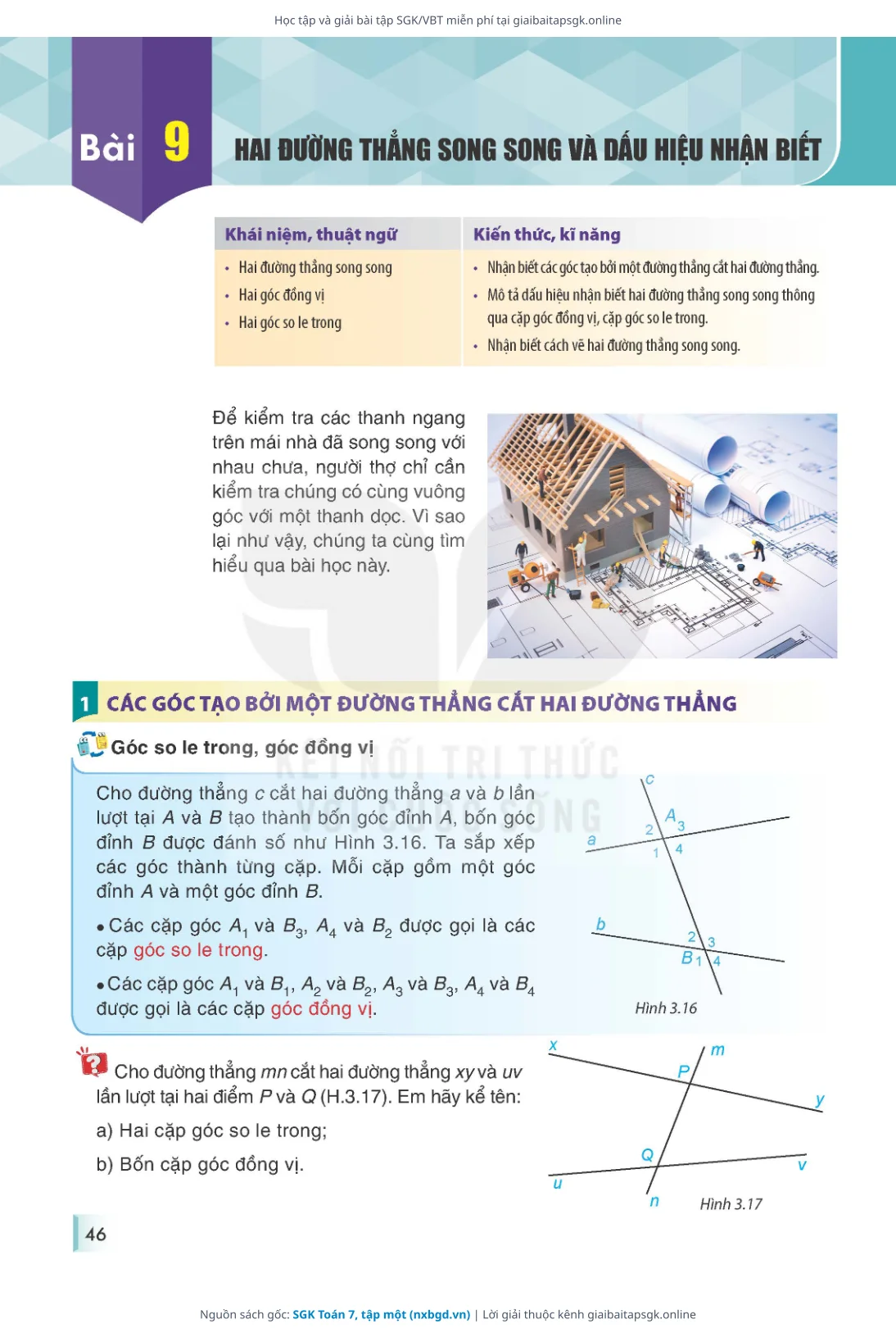 Trang 47 sách giáo khoa SGK Toán 7, tập một thu nhỏ