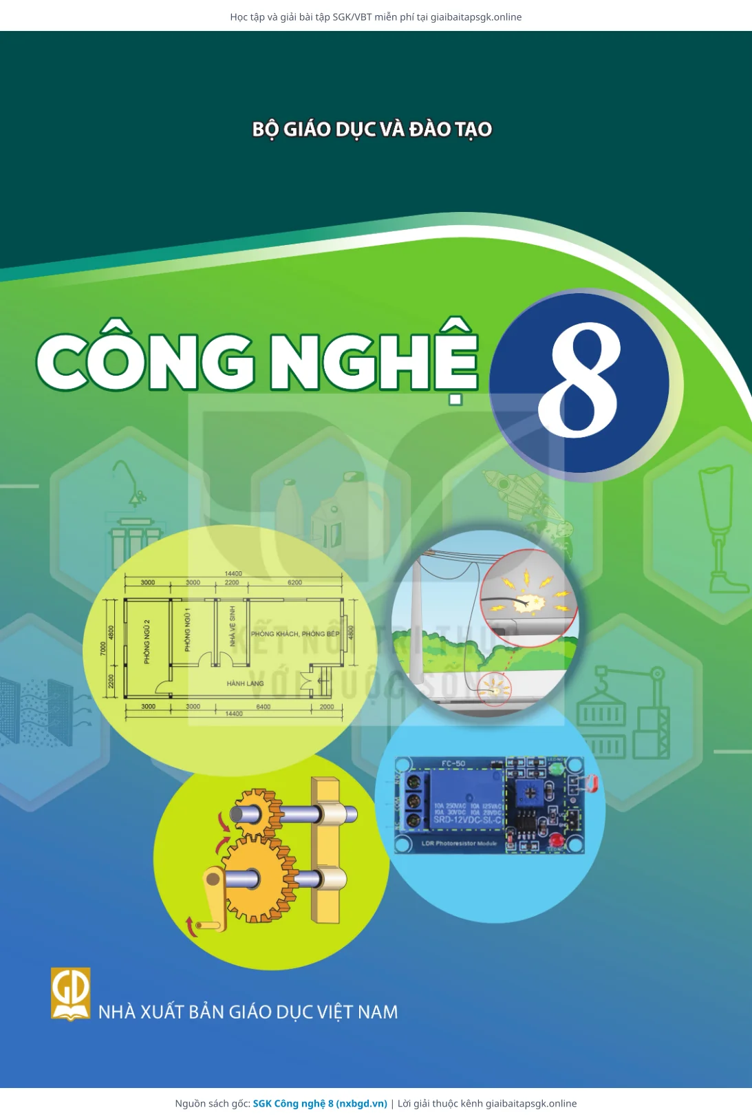 Trang 1 sách giáo khoa SGK Công nghệ 8 bản chuẩn