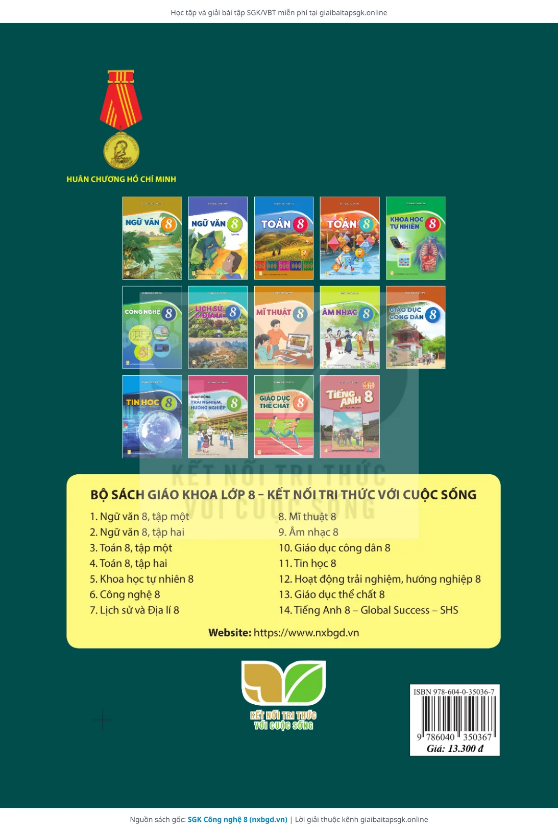 Trang 110 sách giáo khoa SGK Công nghệ 8 thu nhỏ