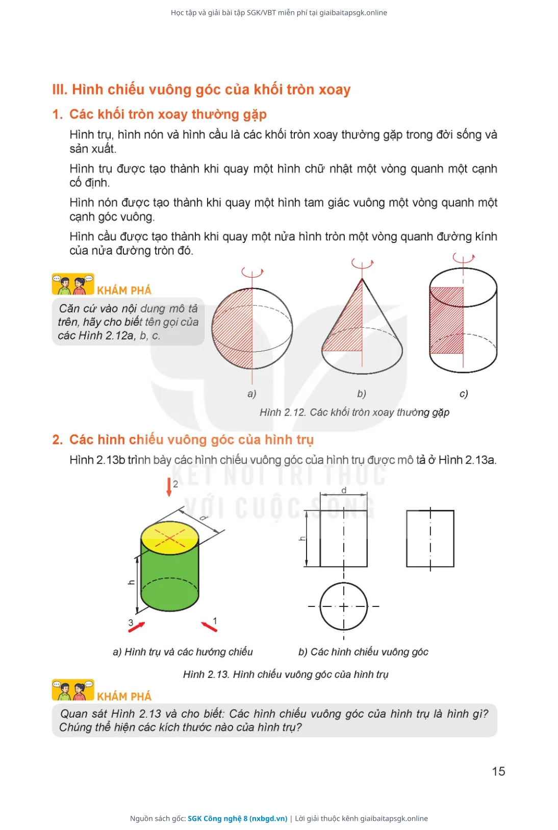 Trang 16 sách giáo khoa SGK Công nghệ 8 thu nhỏ