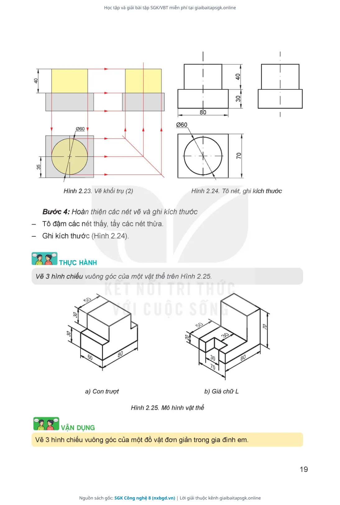 Trang 20 sách giáo khoa SGK Công nghệ 8 thu nhỏ