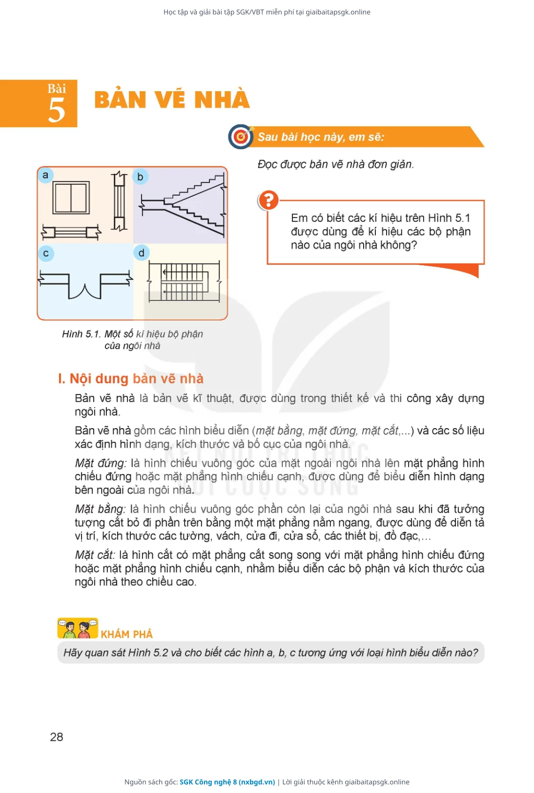 Trang 29 sách giáo khoa SGK Công nghệ 8 thu nhỏ