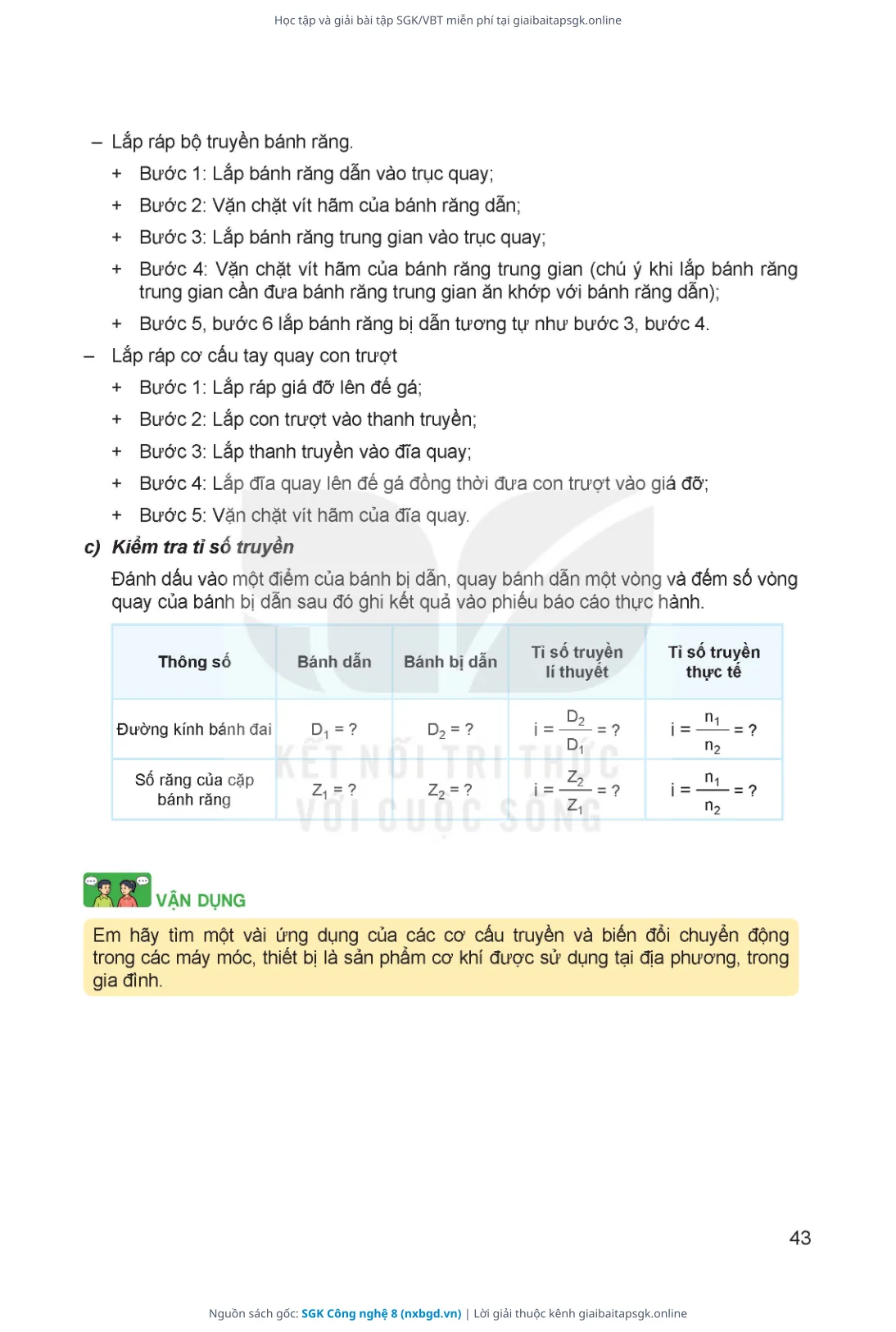 Trang 44 sách giáo khoa SGK Công nghệ 8 thu nhỏ
