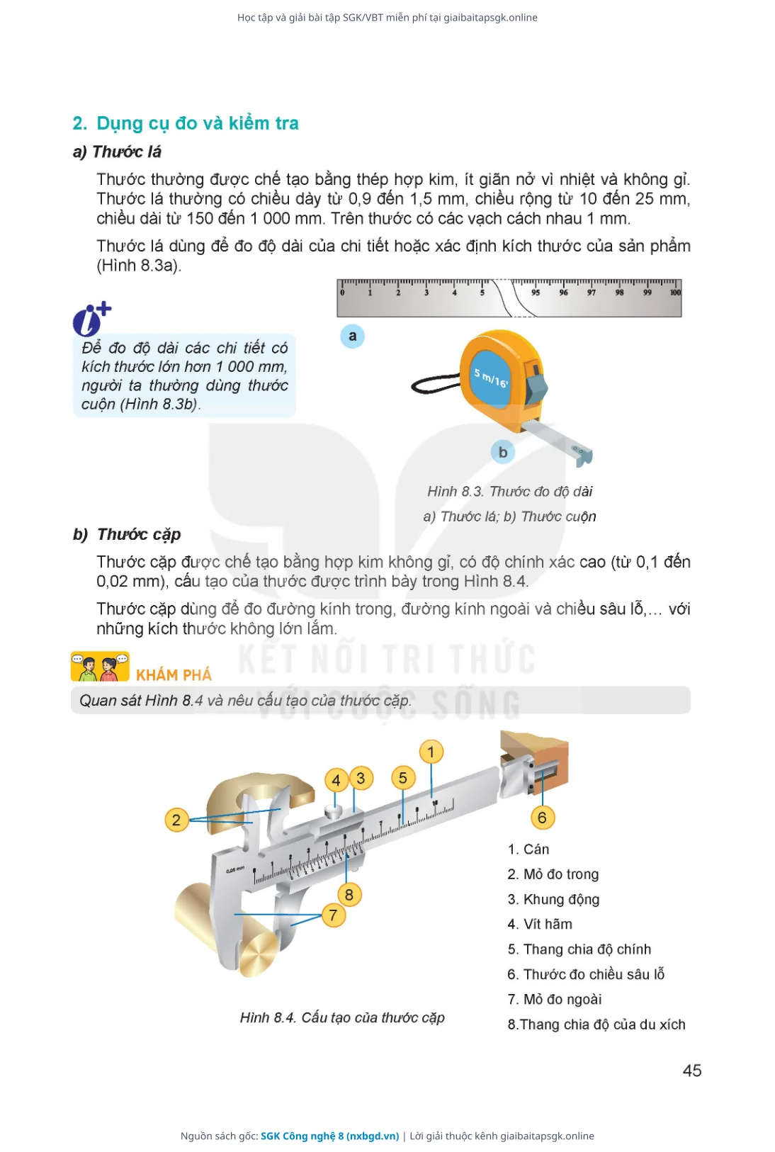 Trang 46 sách giáo khoa SGK Công nghệ 8 thu nhỏ