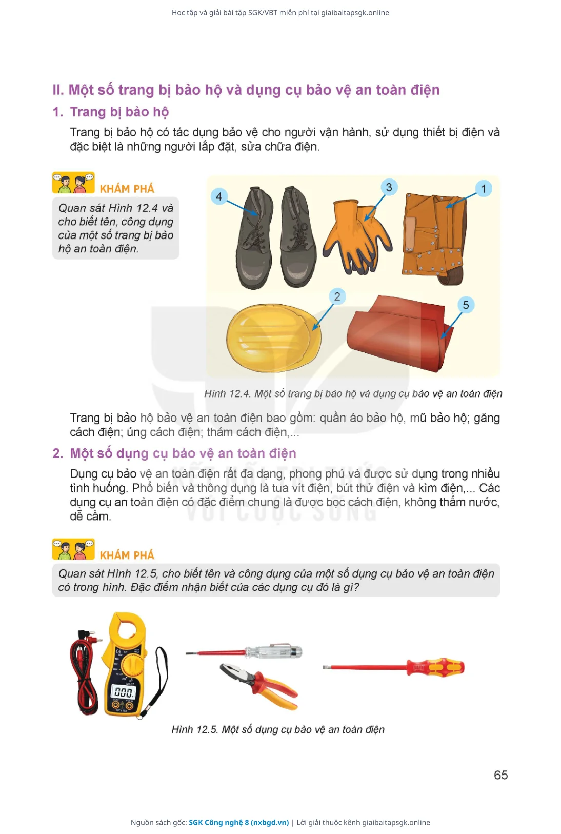 Trang 66 sách giáo khoa SGK Công nghệ 8 thu nhỏ