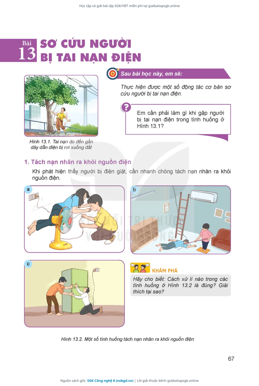 Trang 68 sách giáo khoa SGK Công nghệ 8 thu nhỏ