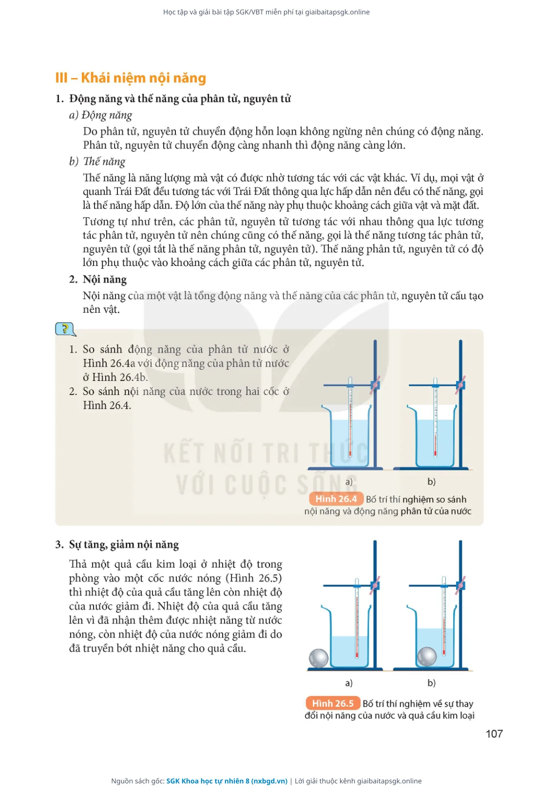 Trang 108 sách giáo khoa SGK Khoa học tự nhiên 8 thu nhỏ