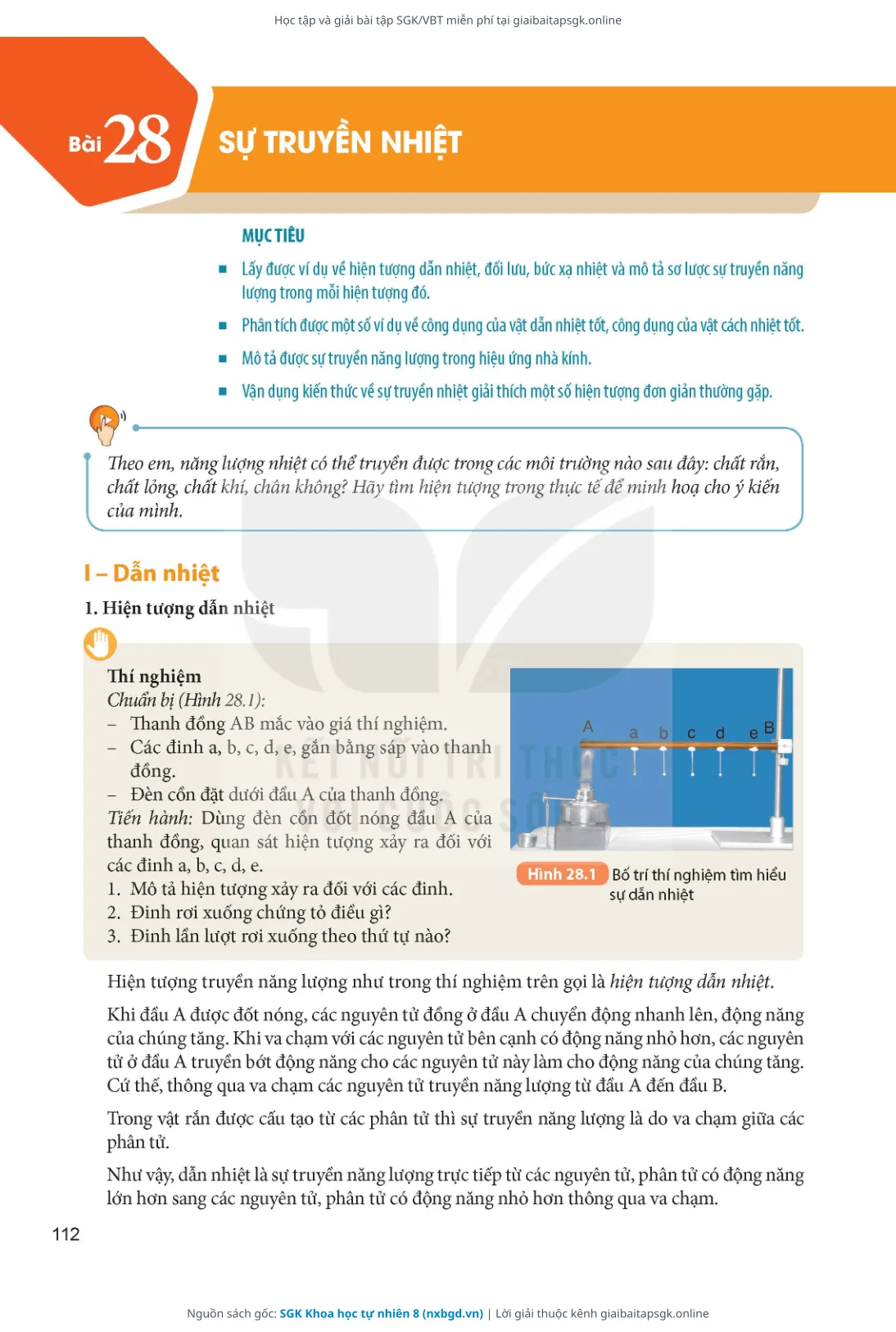 Trang 113 sách giáo khoa SGK Khoa học tự nhiên 8 thu nhỏ