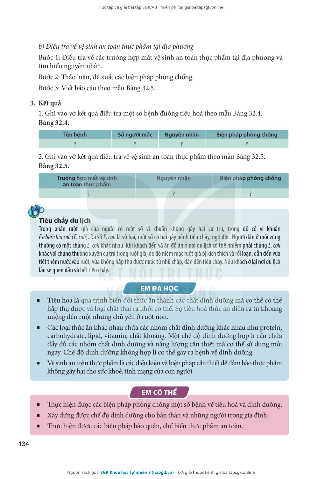 Trang 135 sách giáo khoa SGK Khoa học tự nhiên 8 thu nhỏ