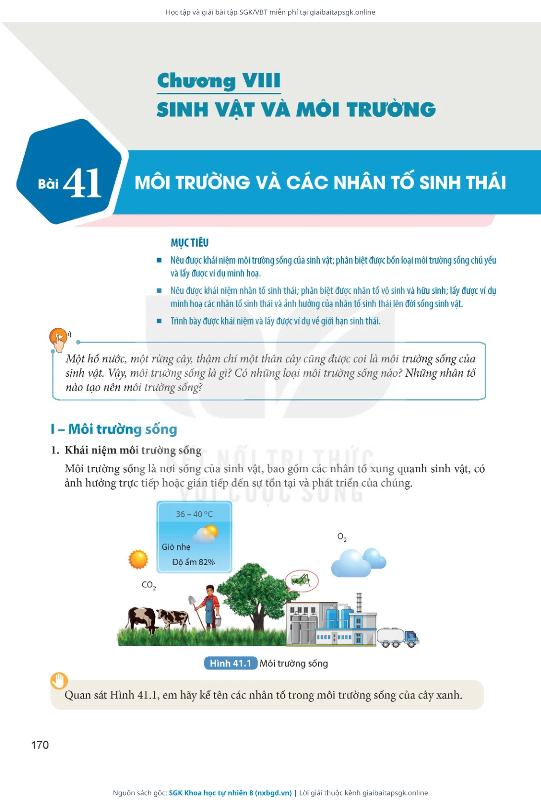 Trang 171 sách giáo khoa SGK Khoa học tự nhiên 8 thu nhỏ