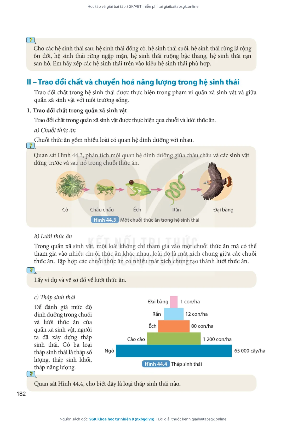 Trang 183 sách giáo khoa SGK Khoa học tự nhiên 8 thu nhỏ