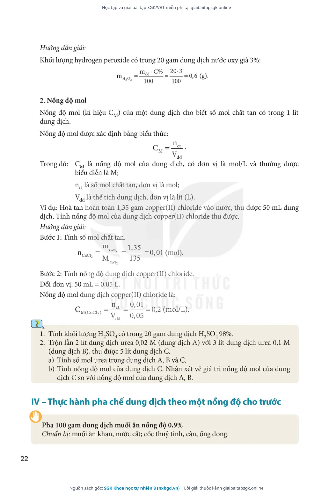 Trang 23 sách giáo khoa SGK Khoa học tự nhiên 8 thu nhỏ