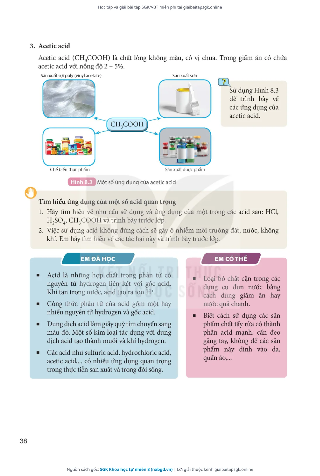 Trang 39 sách giáo khoa SGK Khoa học tự nhiên 8 thu nhỏ