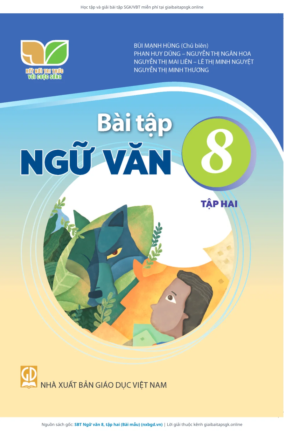 Trang 1 sách giáo khoa SBT Ngữ văn 8, tập hai (Bài mẫu) bản chuẩn