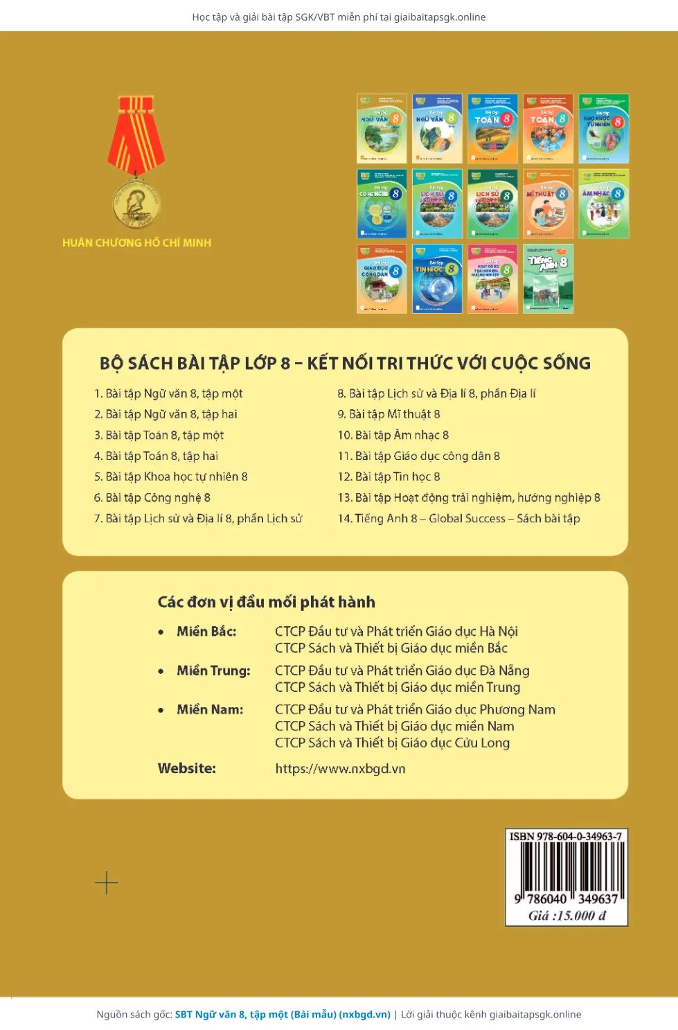 Trang 8 sách giáo khoa SBT Ngữ văn 8, tập một (Bài mẫu) thu nhỏ