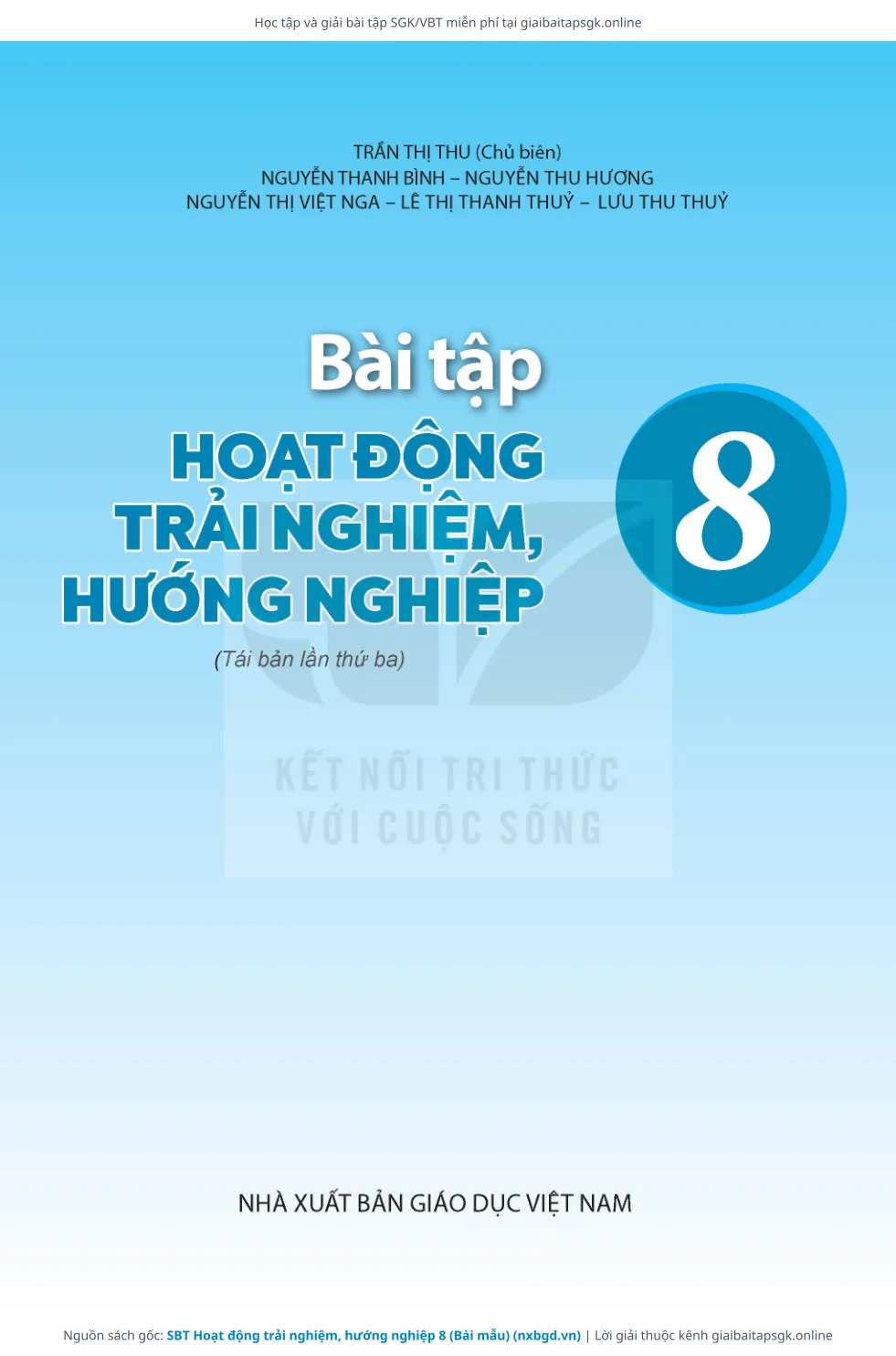 Trang 2 sách giáo khoa SBT Hoạt động trải nghiệm, hướng nghiệp 8 (Bài mẫu) thu nhỏ