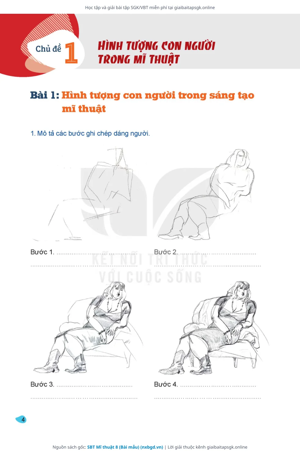 Trang 5 sách giáo khoa SBT Mĩ thuật 8 (Bài mẫu) thu nhỏ