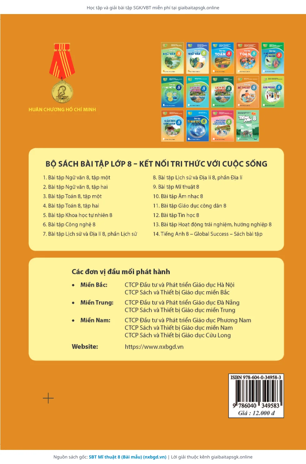 Trang 8 sách giáo khoa SBT Mĩ thuật 8 (Bài mẫu) thu nhỏ