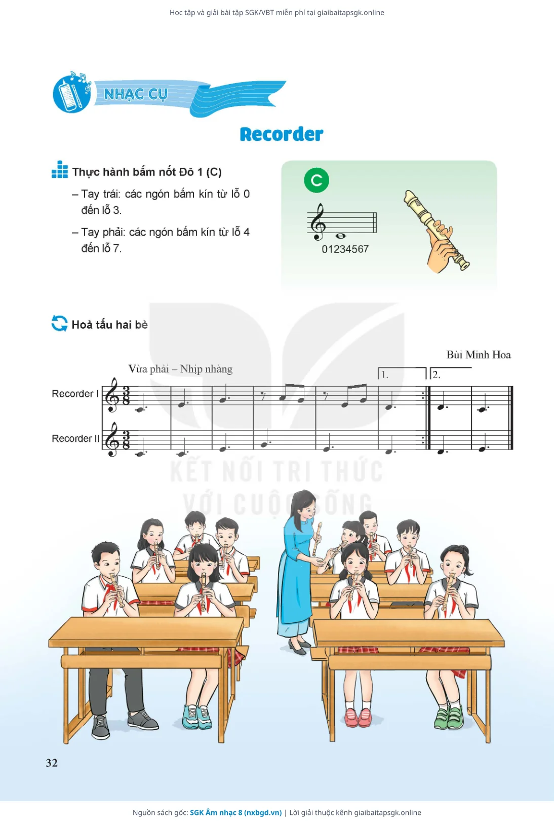 Trang 33 sách giáo khoa SGK Âm nhạc 8 thu nhỏ