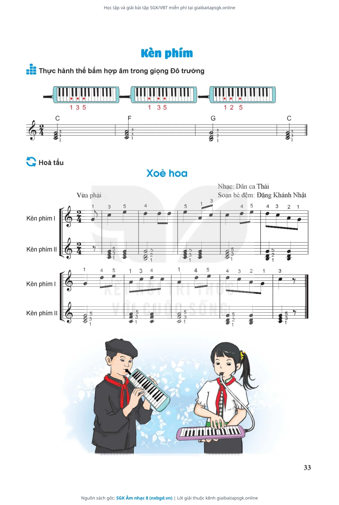 Trang 34 sách giáo khoa SGK Âm nhạc 8 thu nhỏ