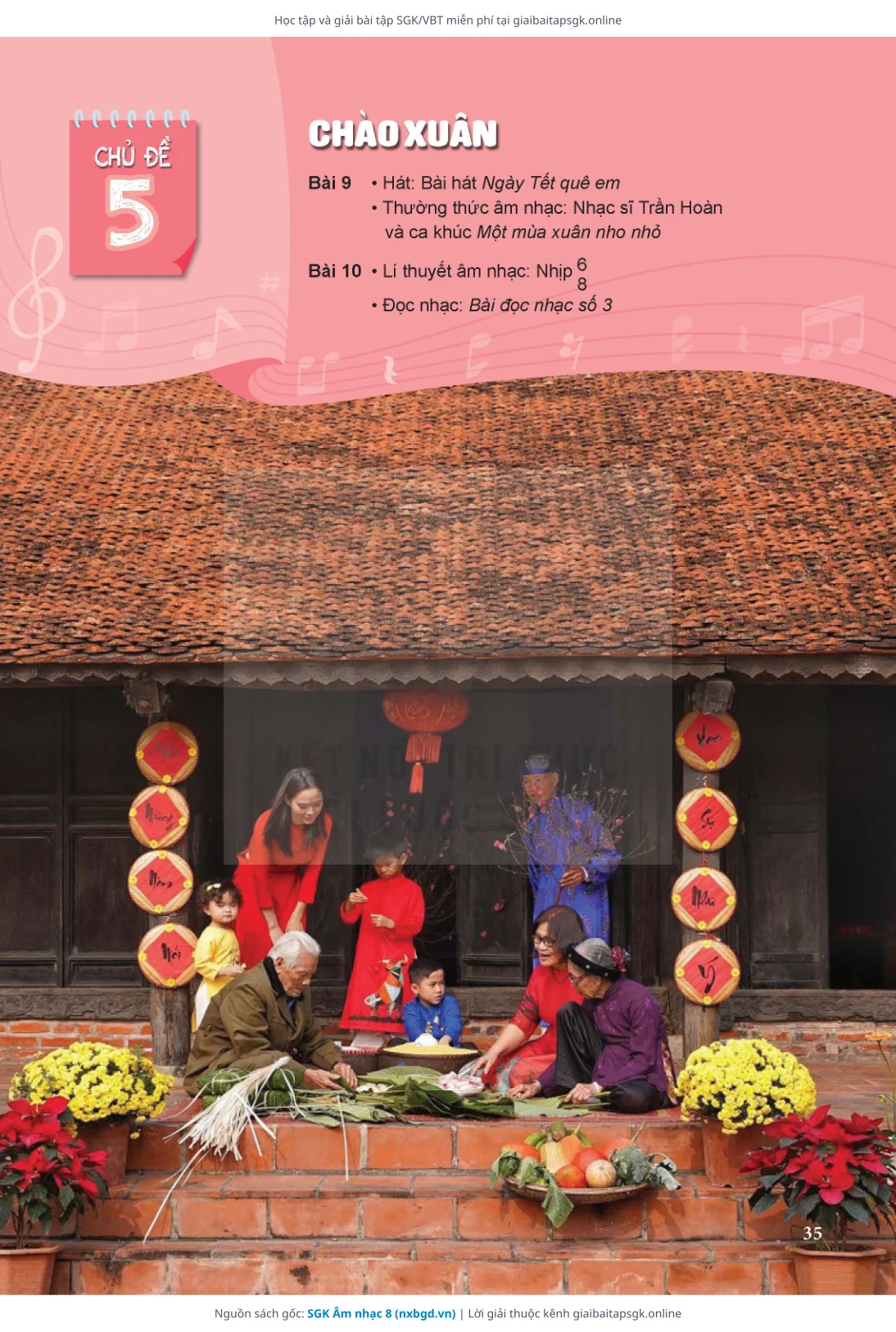 Trang 36 sách giáo khoa SGK Âm nhạc 8 thu nhỏ