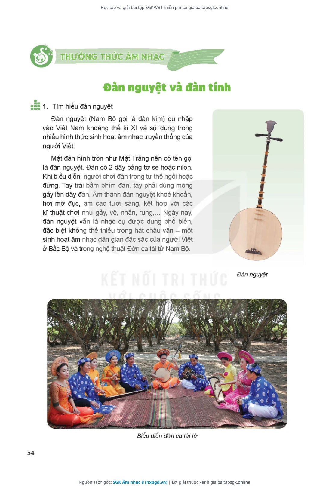 Trang 55 sách giáo khoa SGK Âm nhạc 8 thu nhỏ