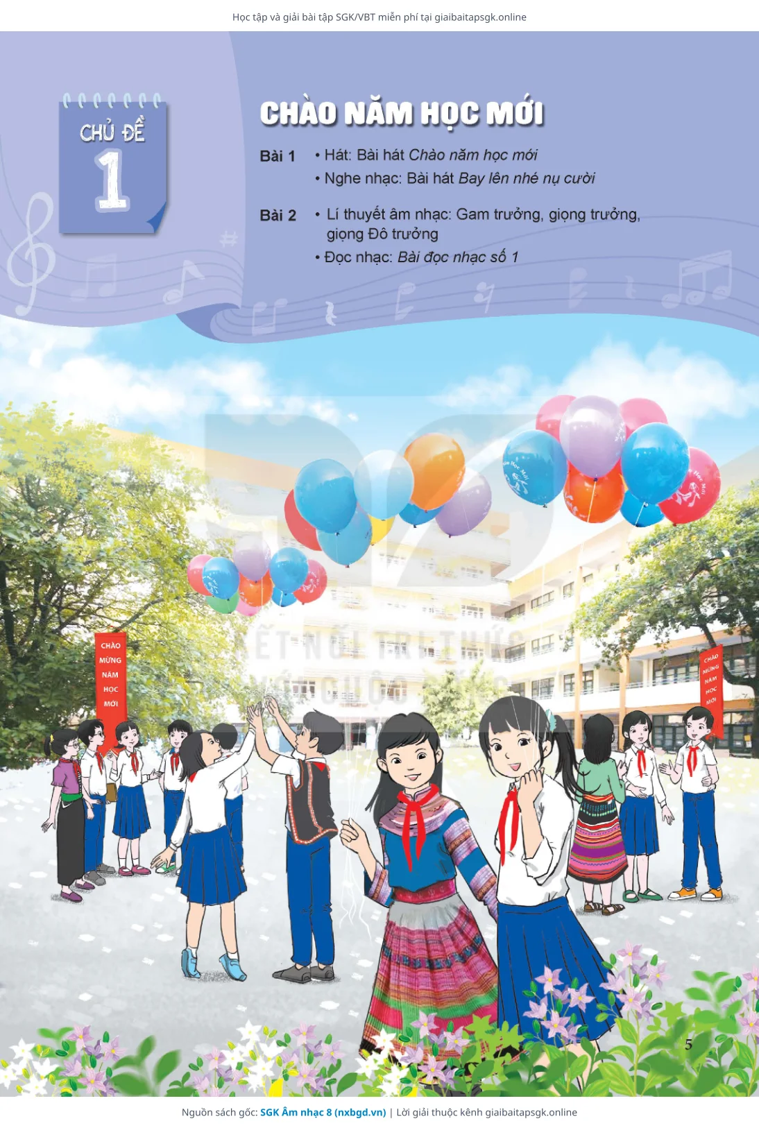 Trang 6 sách giáo khoa SGK Âm nhạc 8 thu nhỏ