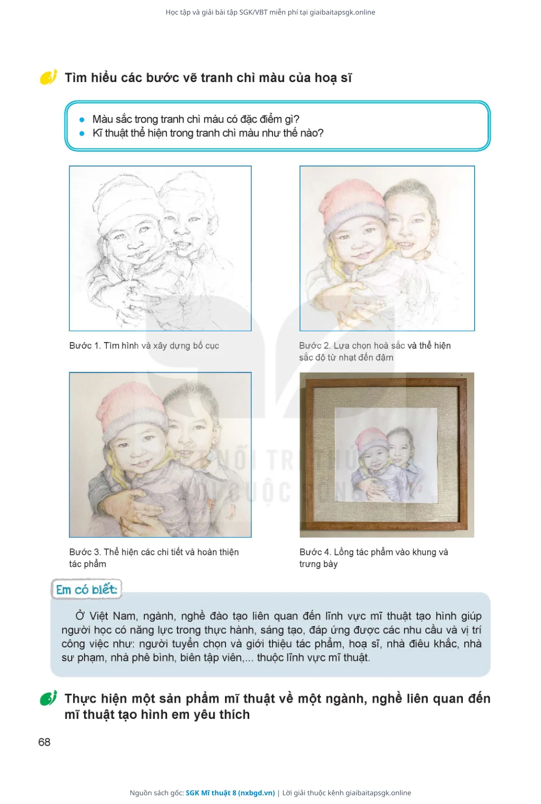 Trang 69 sách giáo khoa SGK Mĩ thuật 8 thu nhỏ