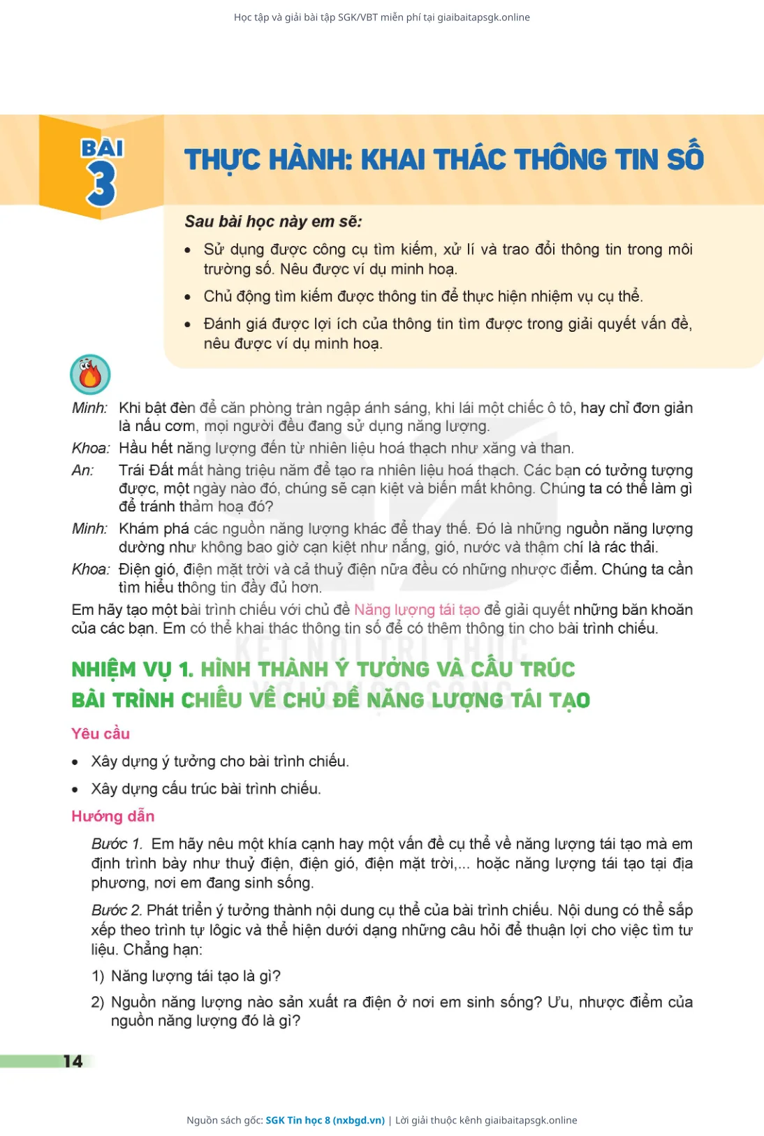 Trang 15 sách giáo khoa SGK Tin học 8 thu nhỏ