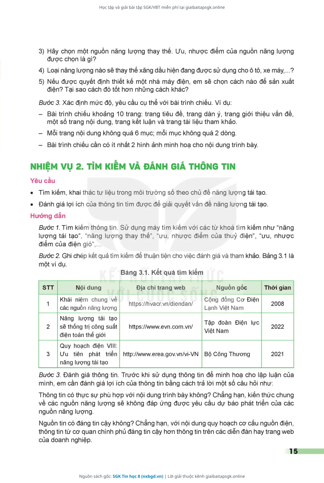 Trang 16 sách giáo khoa SGK Tin học 8 thu nhỏ