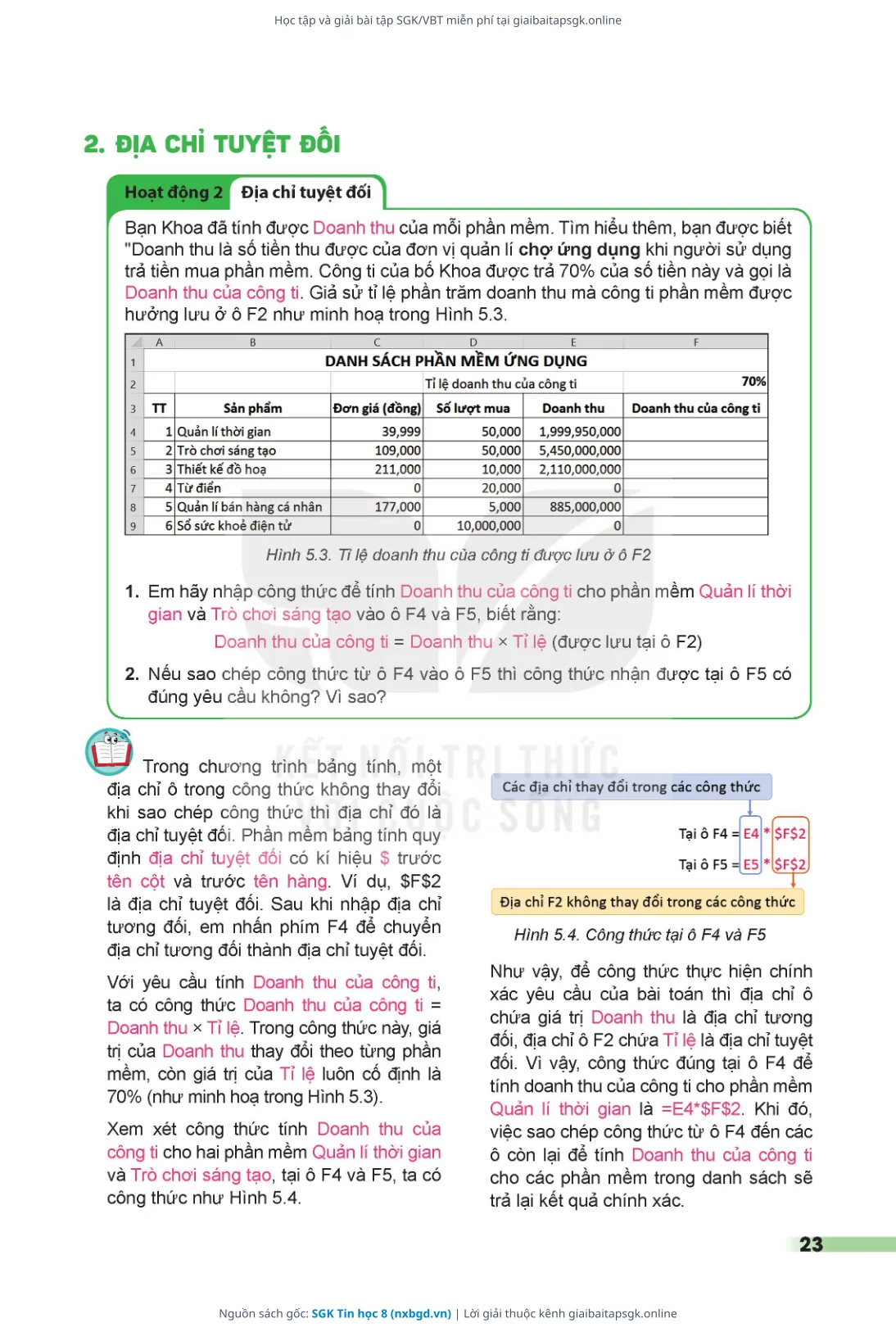 Trang 24 sách giáo khoa SGK Tin học 8 thu nhỏ
