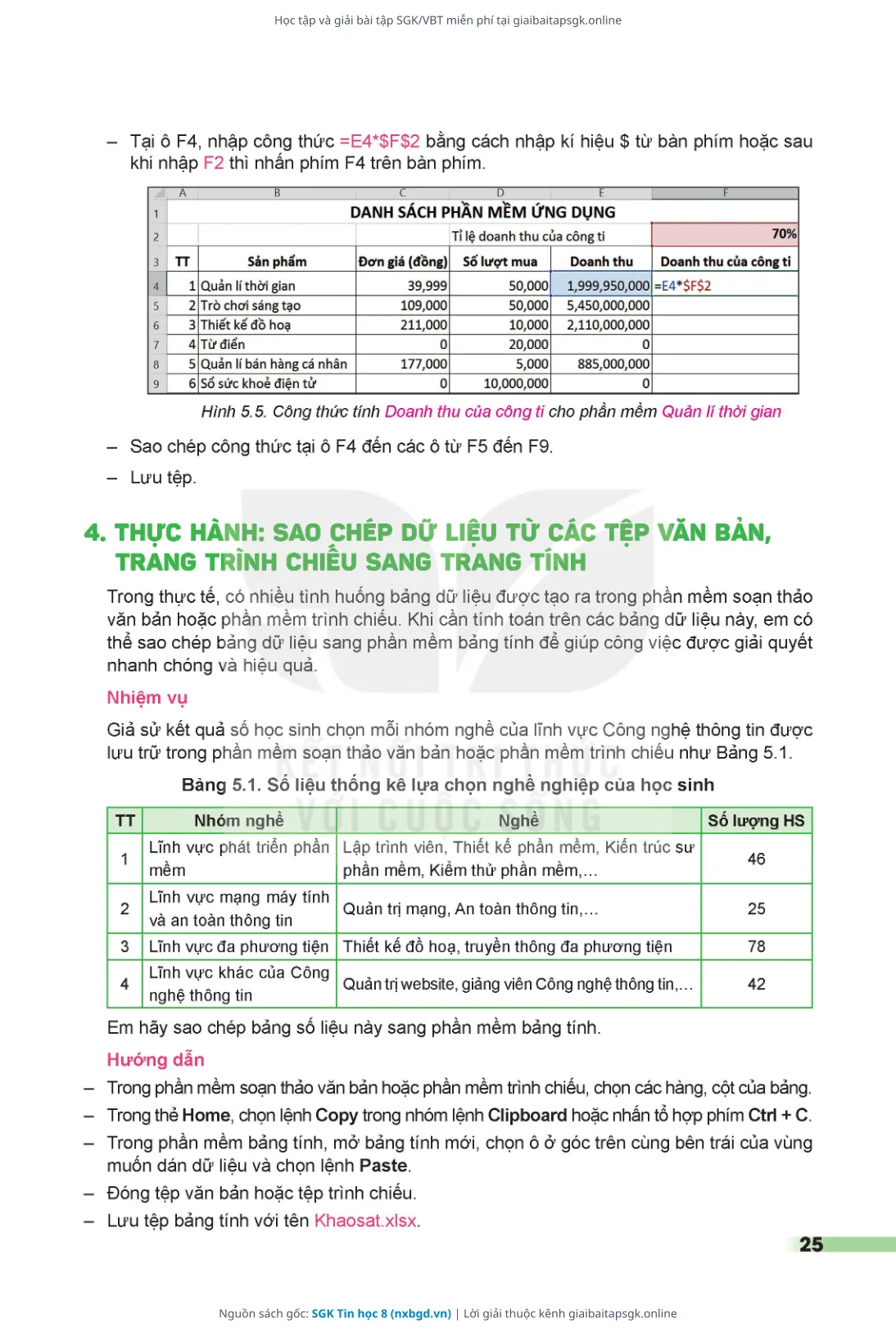 Trang 26 sách giáo khoa SGK Tin học 8 thu nhỏ