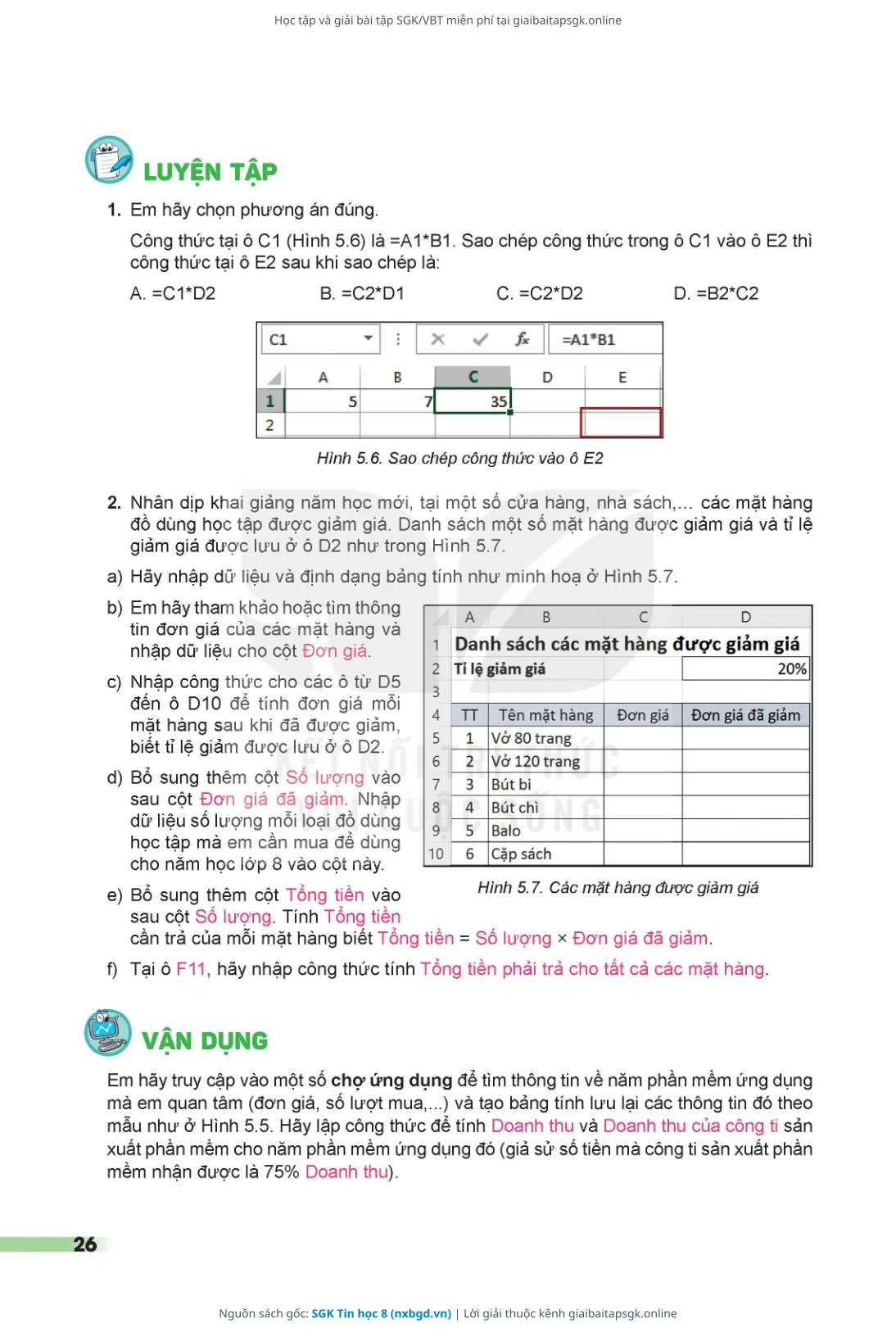 Trang 27 sách giáo khoa SGK Tin học 8 thu nhỏ