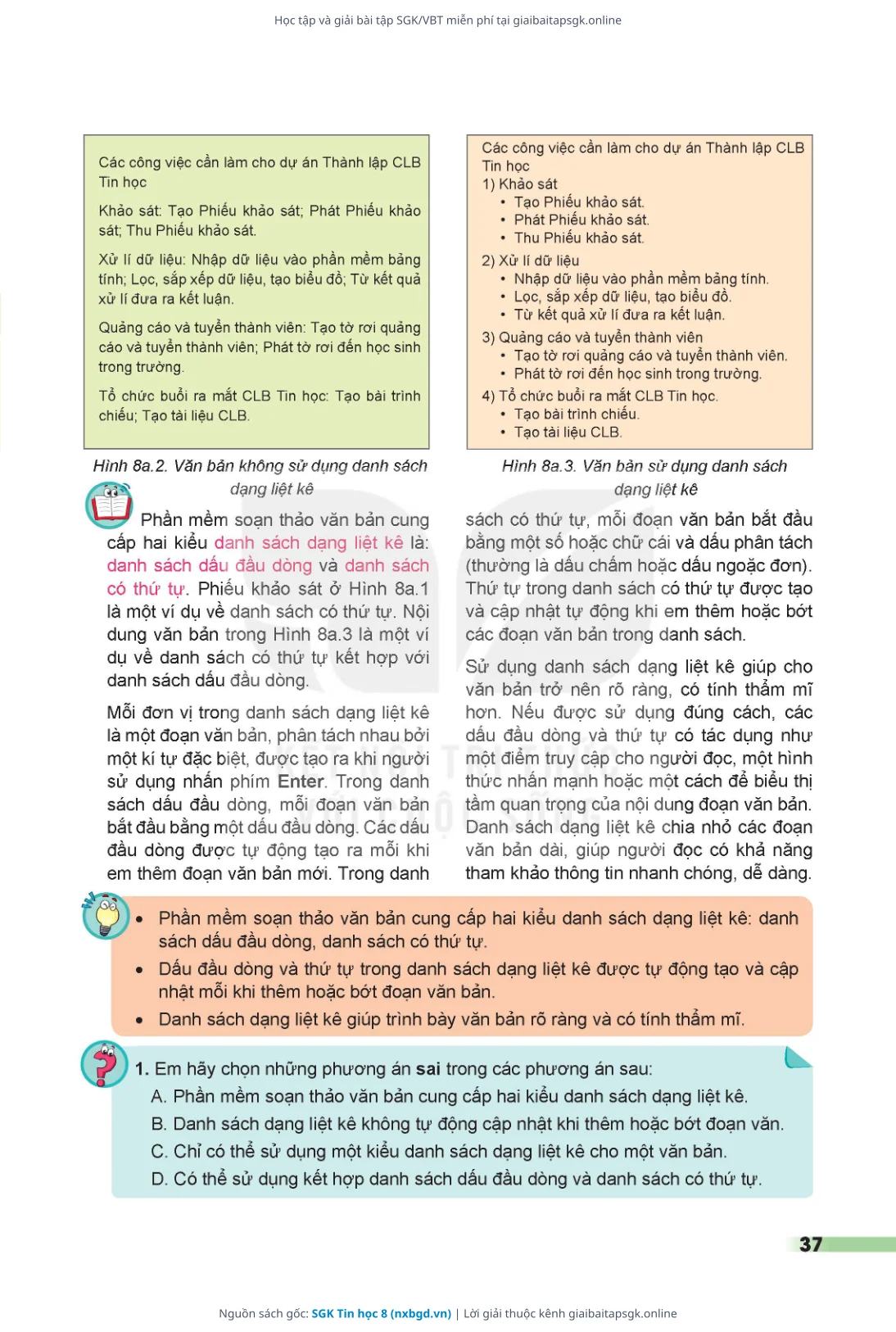 Trang 38 sách giáo khoa SGK Tin học 8 thu nhỏ