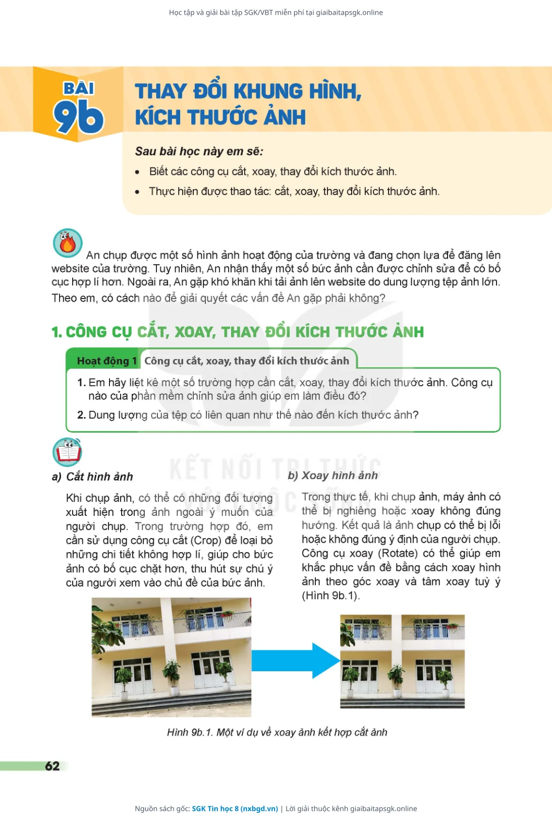 Trang 63 sách giáo khoa SGK Tin học 8 thu nhỏ