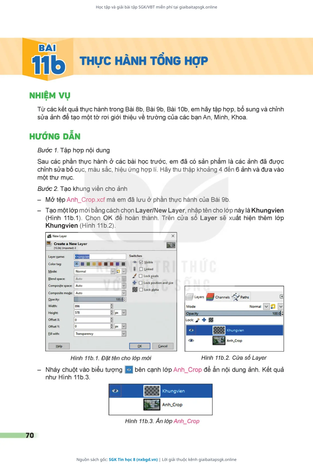 Trang 71 sách giáo khoa SGK Tin học 8 thu nhỏ