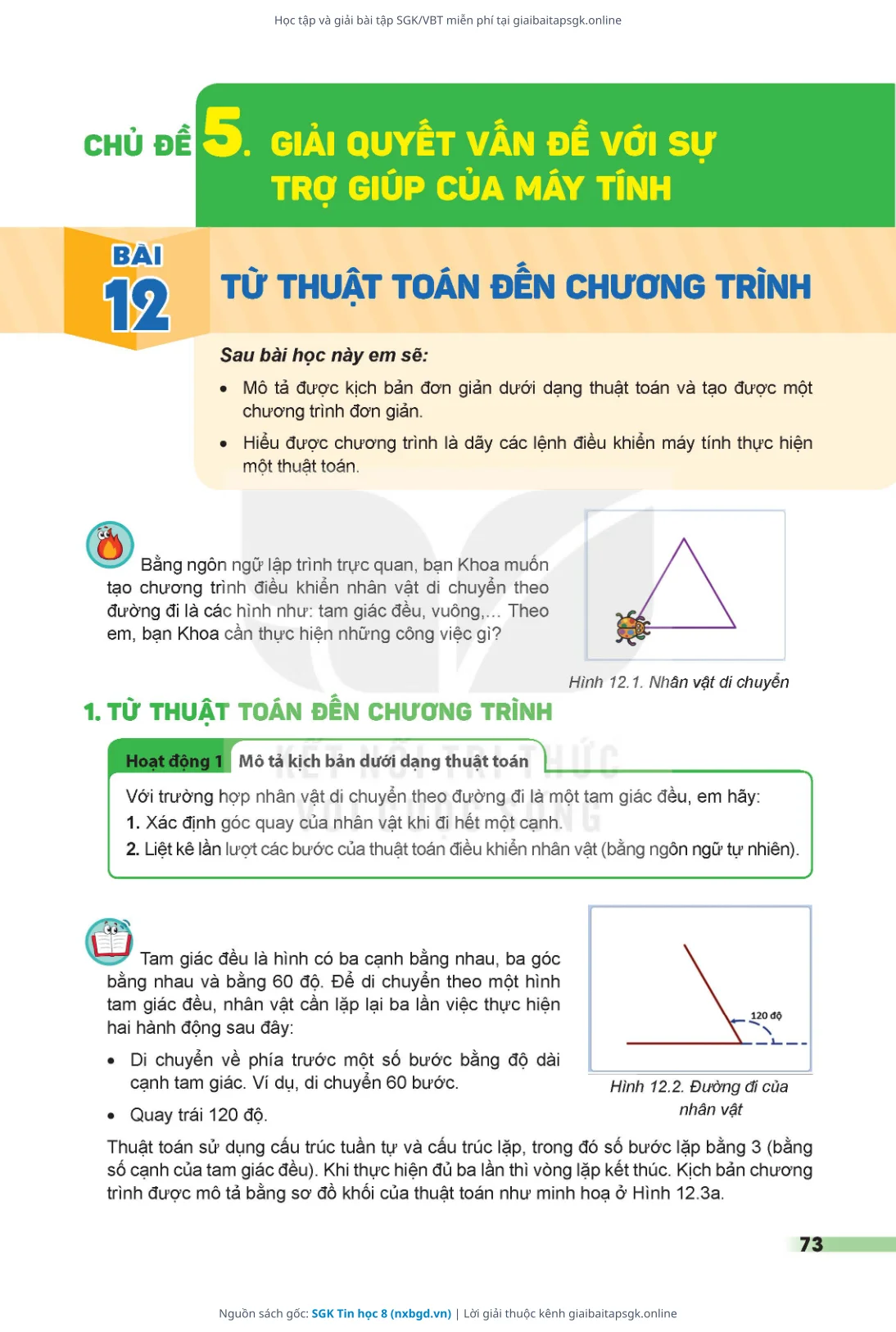 Trang 74 sách giáo khoa SGK Tin học 8 thu nhỏ