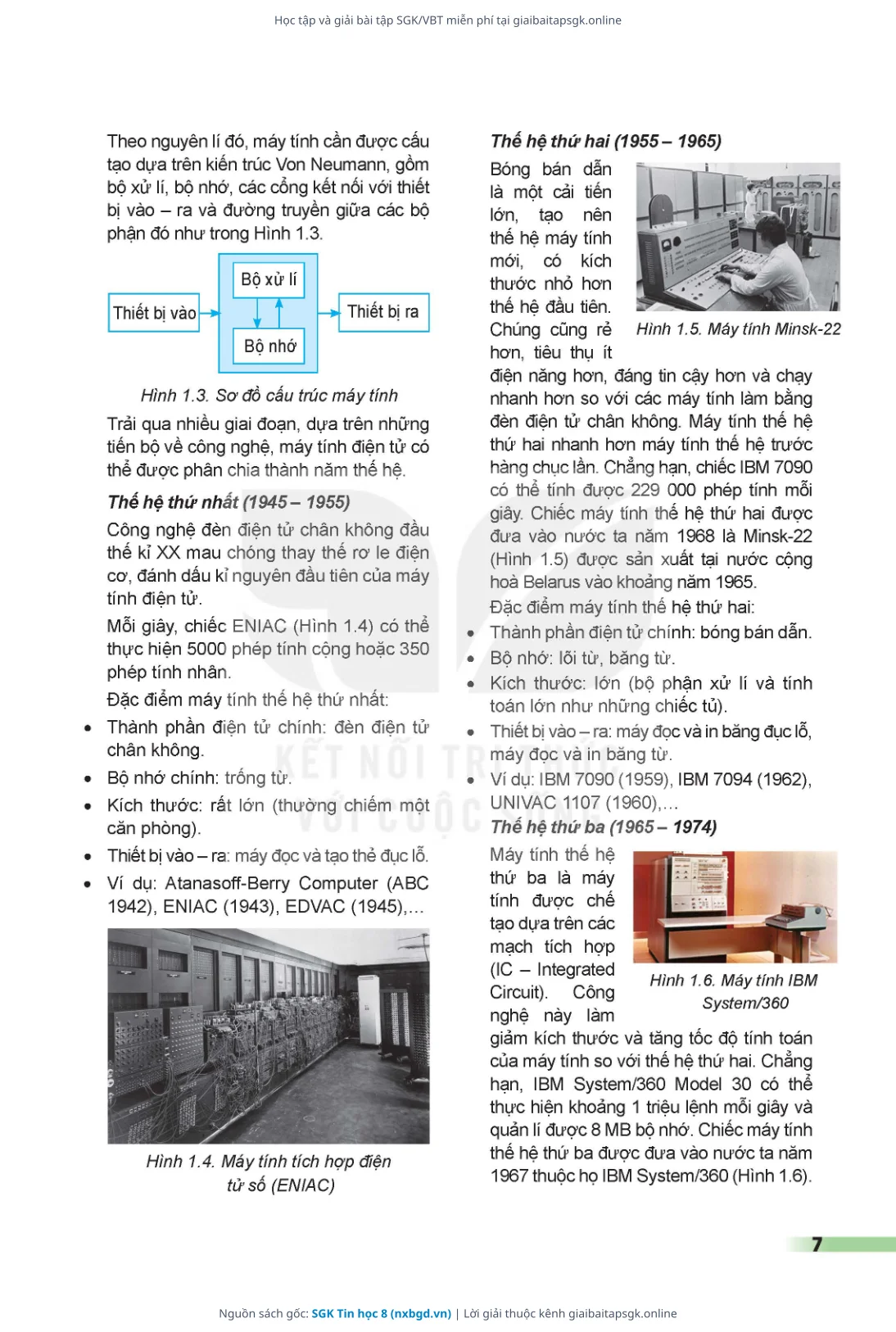 Trang 8 sách giáo khoa SGK Tin học 8 thu nhỏ